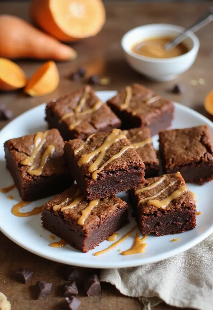 30+ Vegan Gluten Free Thanksgiving Recipes Everyone Will Enjoy 88 30+ Vegan Gluten Free Thanksgiving Recipes Everyone Will Enjoy - 14. Vegan Sweet Potato Brownies