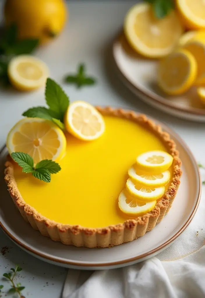 30+ Vegan Gluten Free Thanksgiving Recipes Everyone Will Enjoy 123 30+ Vegan Gluten Free Thanksgiving Recipes Everyone Will Enjoy - 19. Vegan Lemon Tart