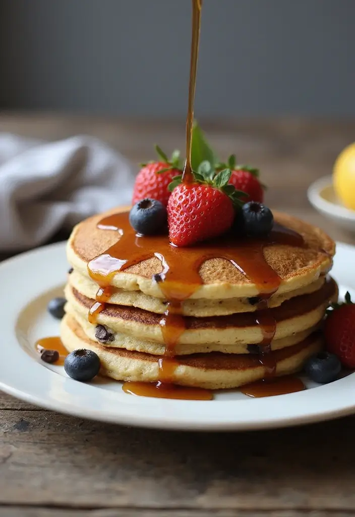 30+ Vegan Gluten Free Thanksgiving Recipes Everyone Will Enjoy 186 30+ Vegan Gluten Free Thanksgiving Recipes Everyone Will Enjoy - 28. Vegan Chocolate Chip Pancakes