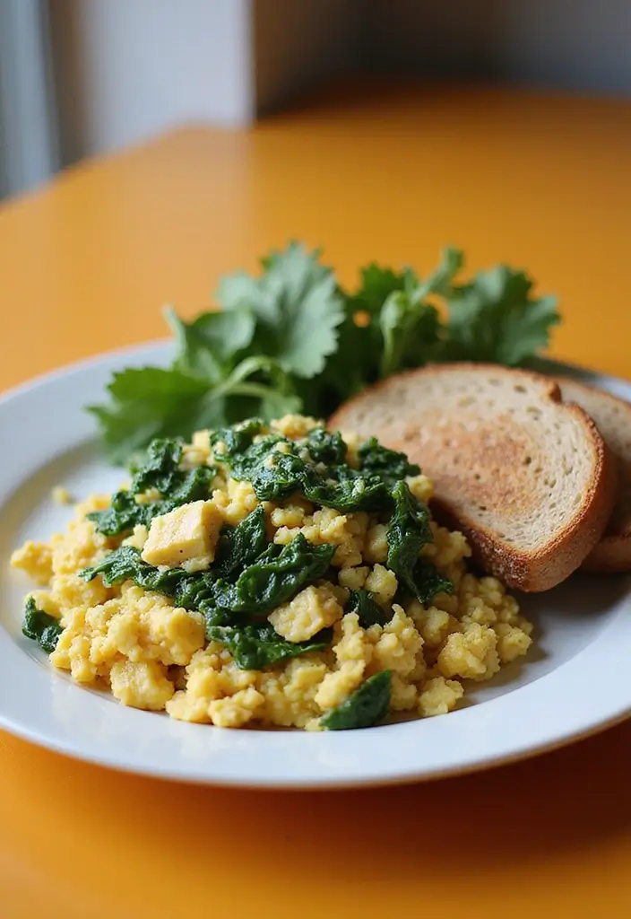 30+ Vegan Meal Prep Recipes for Busy Lifestyles 86 30+ Vegan Meal Prep Recipes for Busy Lifestyles - 14. Spinach and Tofu Scramble