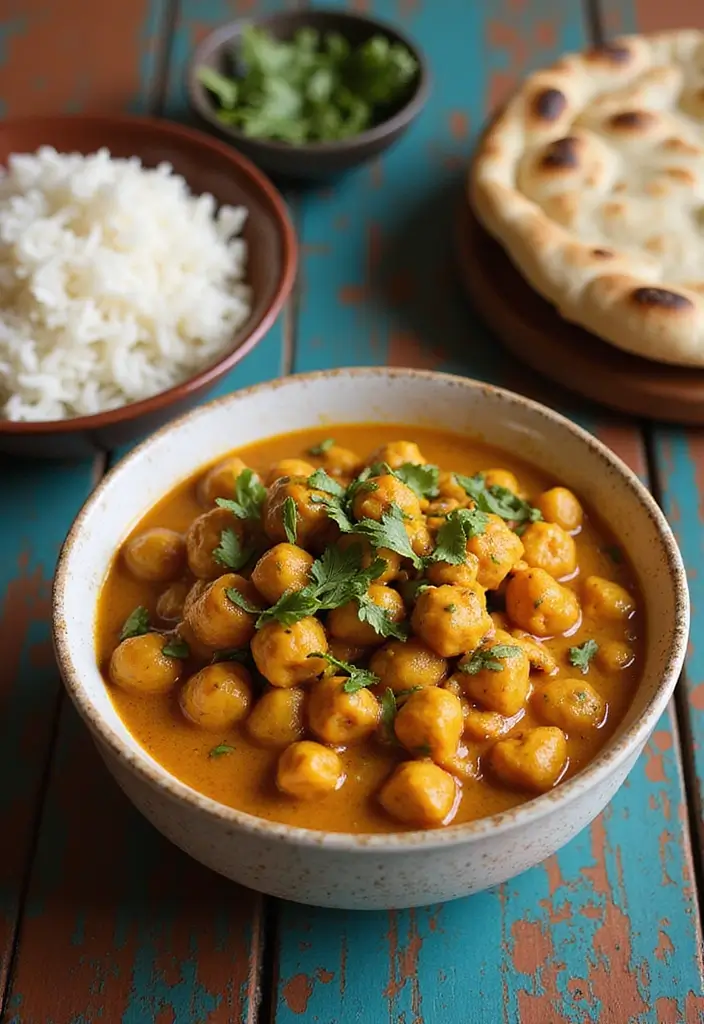 30+ Vegan Meal Prep Recipes for Busy Lifestyles 117 30+ Vegan Meal Prep Recipes for Busy Lifestyles - 19. Vegan Curry with Chickpeas
