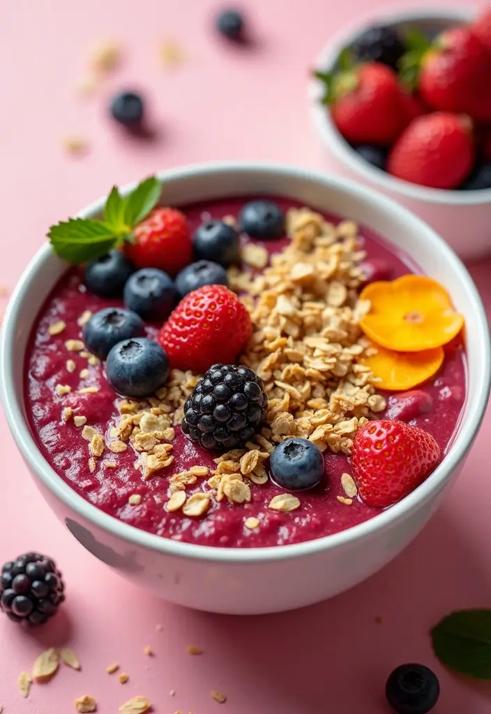 30+ Vegan Meal Prep Recipes for Busy Lifestyles 192 30+ Vegan Meal Prep Recipes for Busy Lifestyles - 30. Vegan Smoothie Bowls