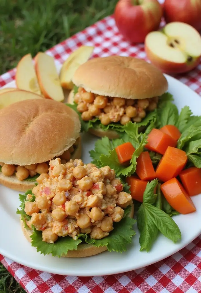 30+ Vegan Meal Prep Recipes for Busy Lifestyles 39 30+ Vegan Meal Prep Recipes for Busy Lifestyles - 7. Chickpea Salad Sandwiches