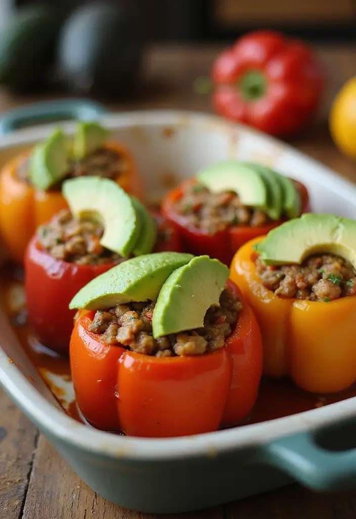 30+ Vegan Meal Prep Recipes for Busy Lifestyles 46 30+ Vegan Meal Prep Recipes for Busy Lifestyles - 8. Vegan Stuffed Peppers