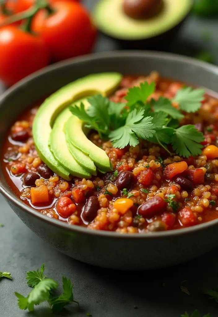 30 Vegan One Pot Recipes for Effortless Cooking 63 30 Vegan One Pot Recipes for Effortless Cooking - 11. Vegan Quinoa Chili