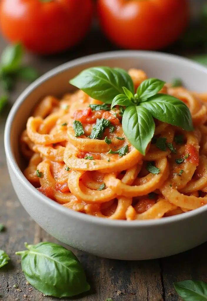30 Vegan One Pot Recipes for Effortless Cooking 89 30 Vegan One Pot Recipes for Effortless Cooking - 15. Creamy Vegan Tomato Basil Pasta