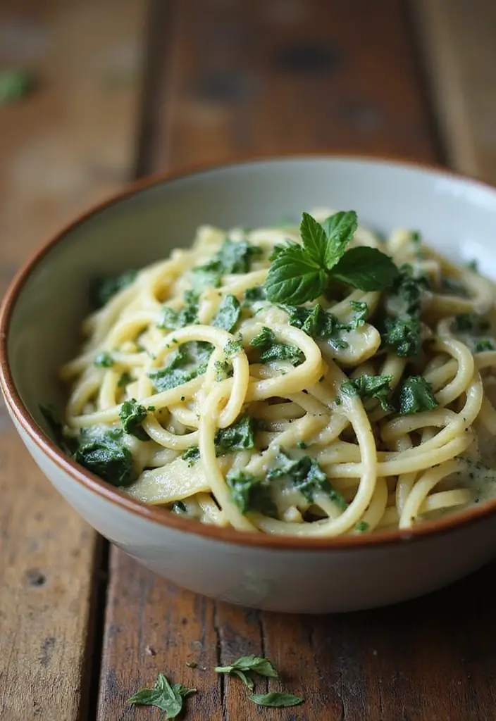 30 Vegan One Pot Recipes for Effortless Cooking 120 30 Vegan One Pot Recipes for Effortless Cooking - 20. Vegan Creamy Spinach and Artichoke Pasta
