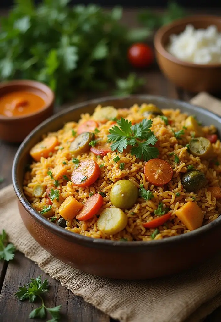 30 Vegan One Pot Recipes for Effortless Cooking 132 30 Vegan One Pot Recipes for Effortless Cooking - 22. Vegan Biryani One Pot