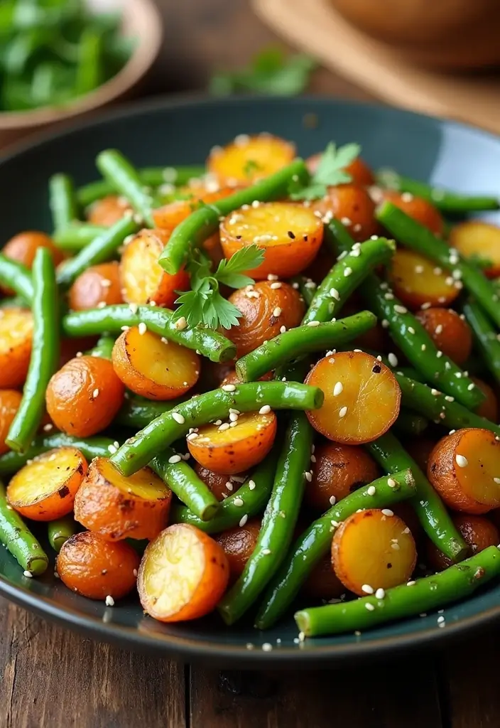 30 Vegan One Pot Recipes for Effortless Cooking 151 30 Vegan One Pot Recipes for Effortless Cooking - 25. Vegan Potato and Green Bean Stir-Fry