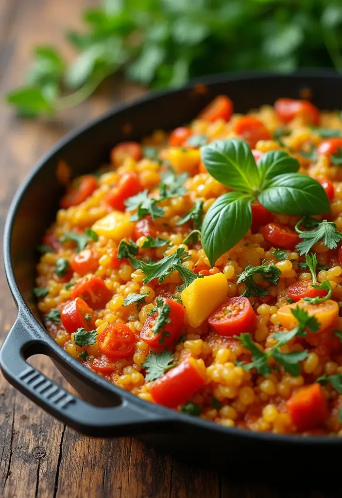 30 Vegan One Pot Recipes for Effortless Cooking 172 30 Vegan One Pot Recipes for Effortless Cooking - 28. One Pot Vegan Vegetable Paella