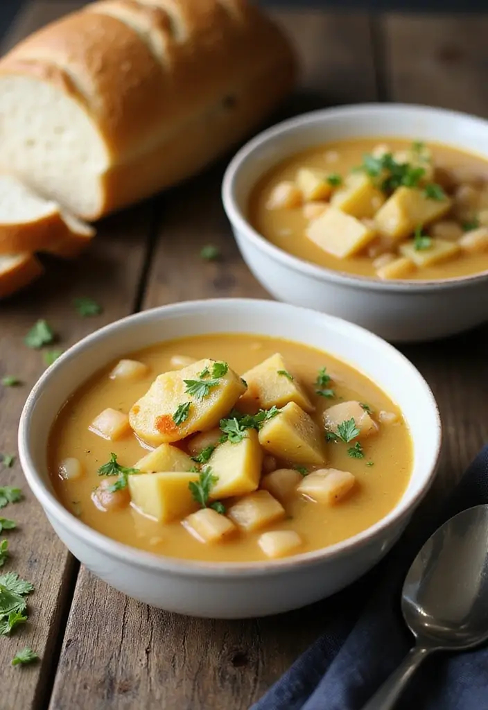 30+ Vegan Potato Soup Recipes That Feel Like a Hug 76 30+ Vegan Potato Soup Recipes That Feel Like a Hug - 12. Vegan Potato and White Bean Soup