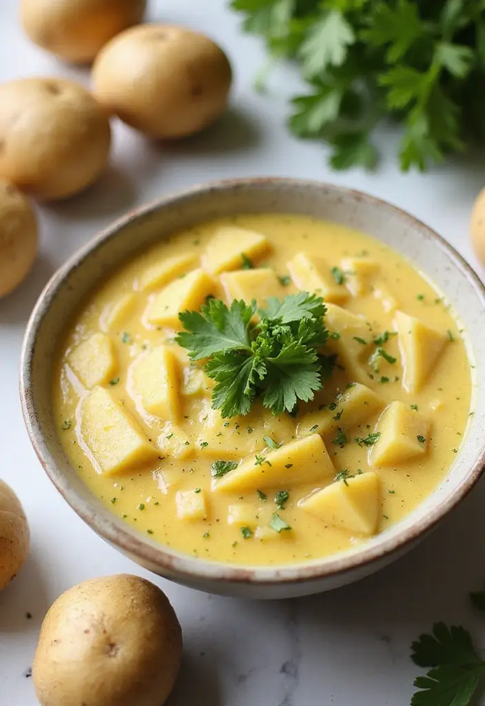 30+ Vegan Potato Soup Recipes That Feel Like a Hug 123 30+ Vegan Potato Soup Recipes That Feel Like a Hug - 19. Vegan Potato and Cilantro Soup