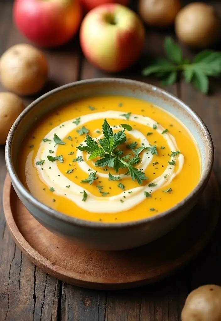 30+ Vegan Potato Soup Recipes That Feel Like a Hug 158 30+ Vegan Potato Soup Recipes That Feel Like a Hug - 24. Vegan Potato and Apple Soup