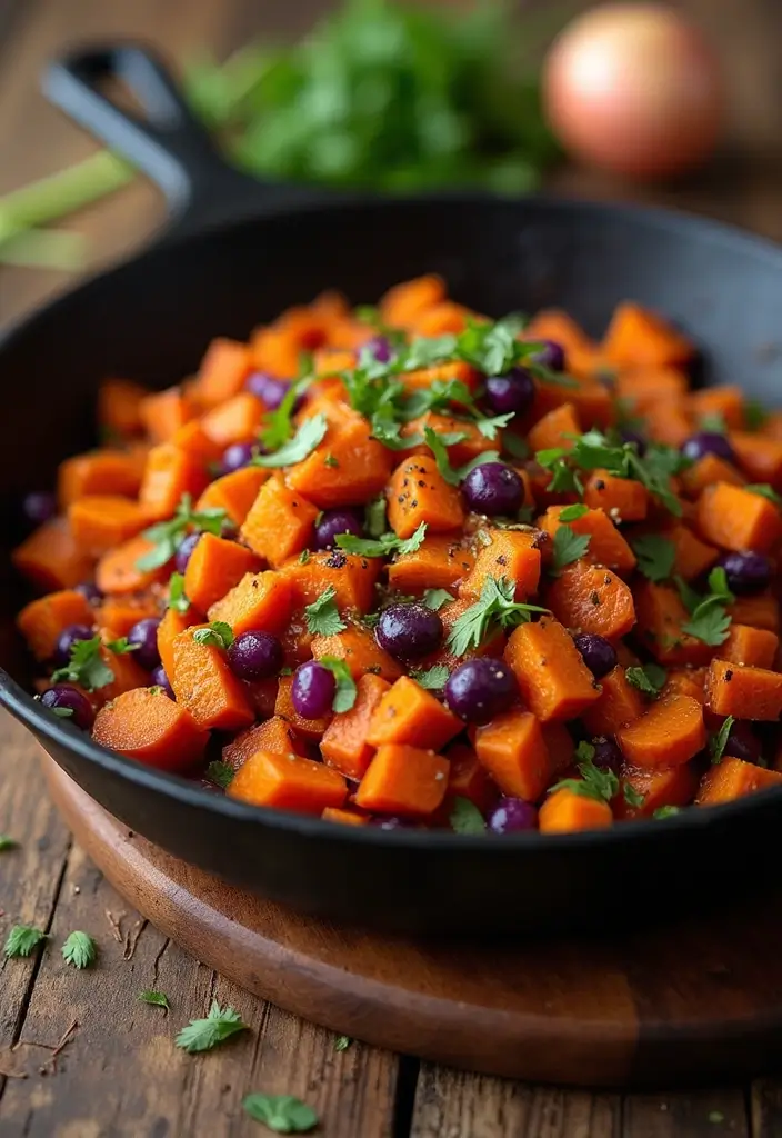 30+ Vegan Purple Sweet Potato Recipes to Inspire You 117 30+ Vegan Purple Sweet Potato Recipes to Inspire You - 19. Purple Sweet Potato Hash