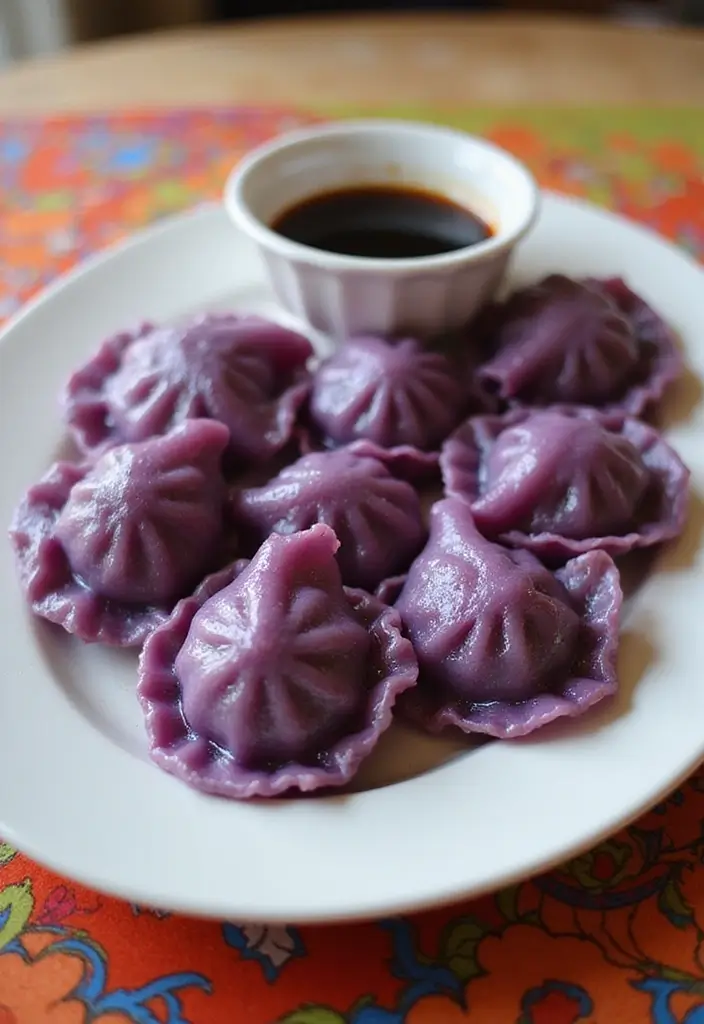 30+ Vegan Purple Sweet Potato Recipes to Inspire You 173 30+ Vegan Purple Sweet Potato Recipes to Inspire You - 27. Purple Sweet Potato Dumplings