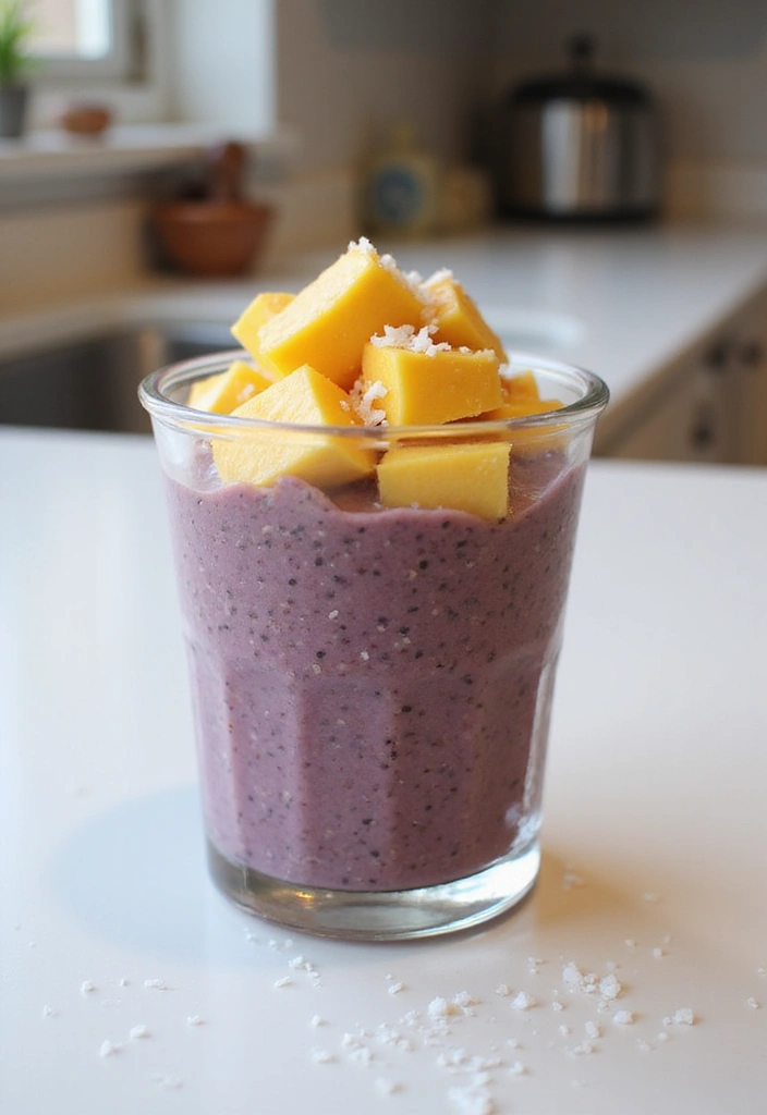 30+ Vegan Purple Sweet Potato Recipes to Inspire You 15 30+ Vegan Purple Sweet Potato Recipes to Inspire You - 3. Purple Sweet Potato Chia Pudding