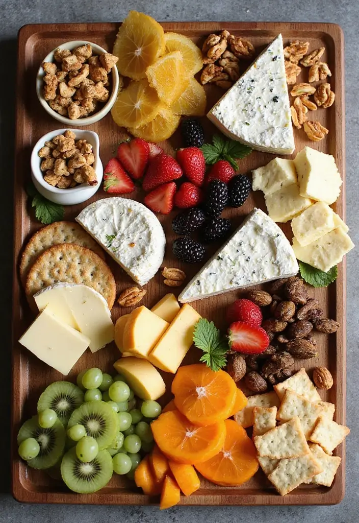 30+ Vegan Recipes for a Crowd That Everyone Will Love 76 30+ Vegan Recipes for a Crowd That Everyone Will Love - 12. Vegan Cheese Board