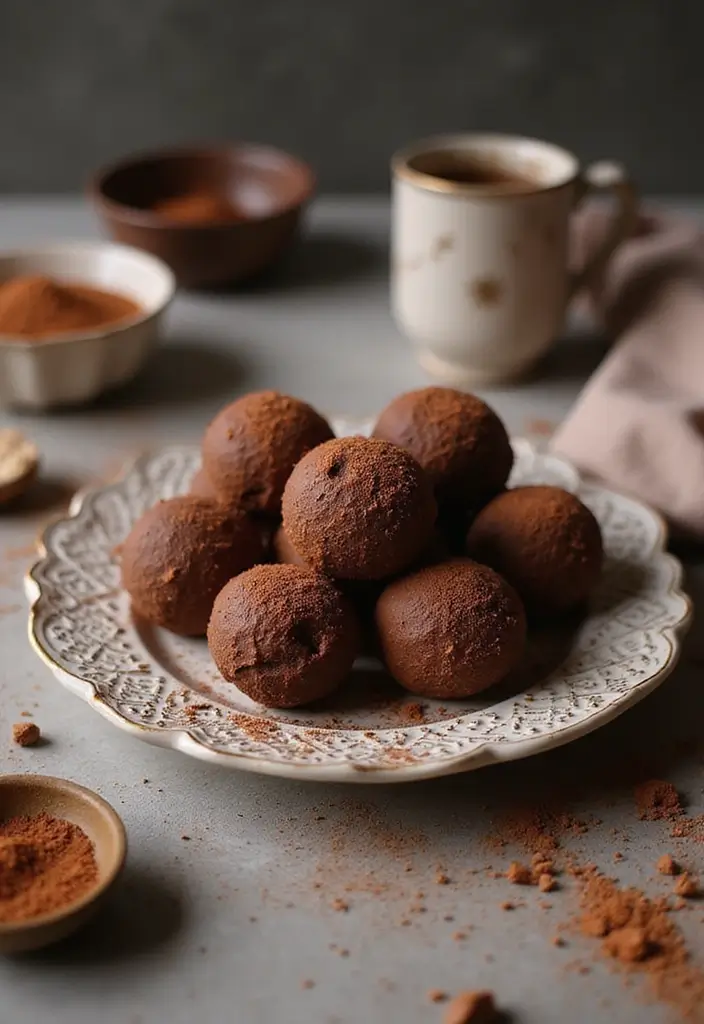 30+ Vegan Recipes for a Crowd That Everyone Will Love 95 30+ Vegan Recipes for a Crowd That Everyone Will Love - 15. Vegan Chocolate Truffles
