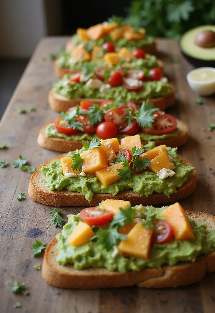 30+ Vegan Recipes for a Crowd That Everyone Will Love 124 30+ Vegan Recipes for a Crowd That Everyone Will Love - 20. Avocado Toast Bar