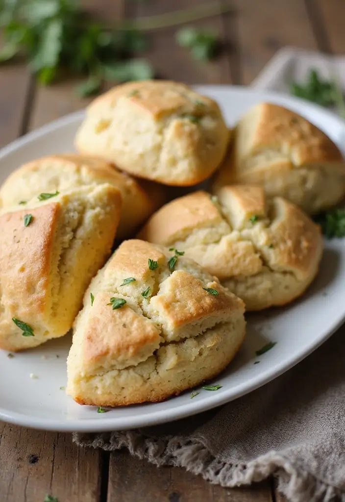 30+ Vegan Recipes for a Crowd That Everyone Will Love 138 30+ Vegan Recipes for a Crowd That Everyone Will Love - 22. Savory Vegan Scones