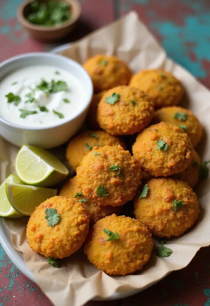 30+ Vegan Recipes for a Crowd That Everyone Will Love 159 30+ Vegan Recipes for a Crowd That Everyone Will Love - 25. Vegan Curry Bites