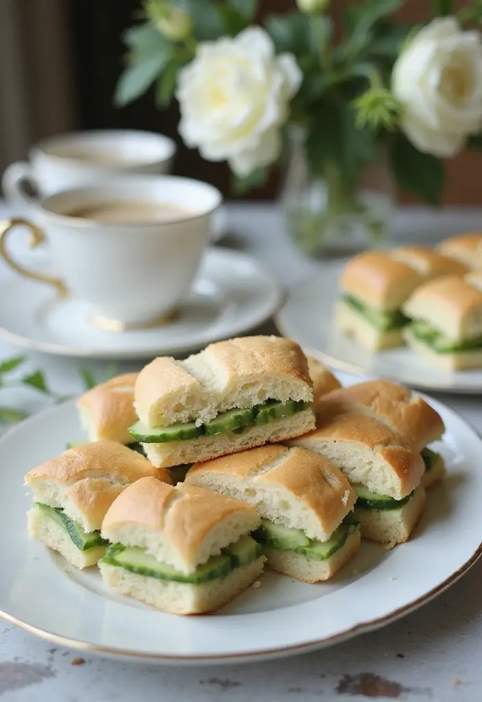30+ Vegan Recipes for a Crowd That Everyone Will Love 178 30+ Vegan Recipes for a Crowd That Everyone Will Love - 28. Vegan Cucumber Sandwiches