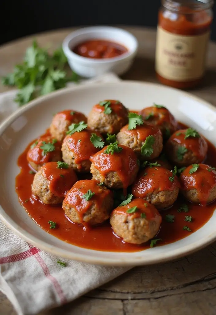 30+ Vegan Recipes for a Crowd That Everyone Will Love 43 30+ Vegan Recipes for a Crowd That Everyone Will Love - 7. Vegan Meatballs