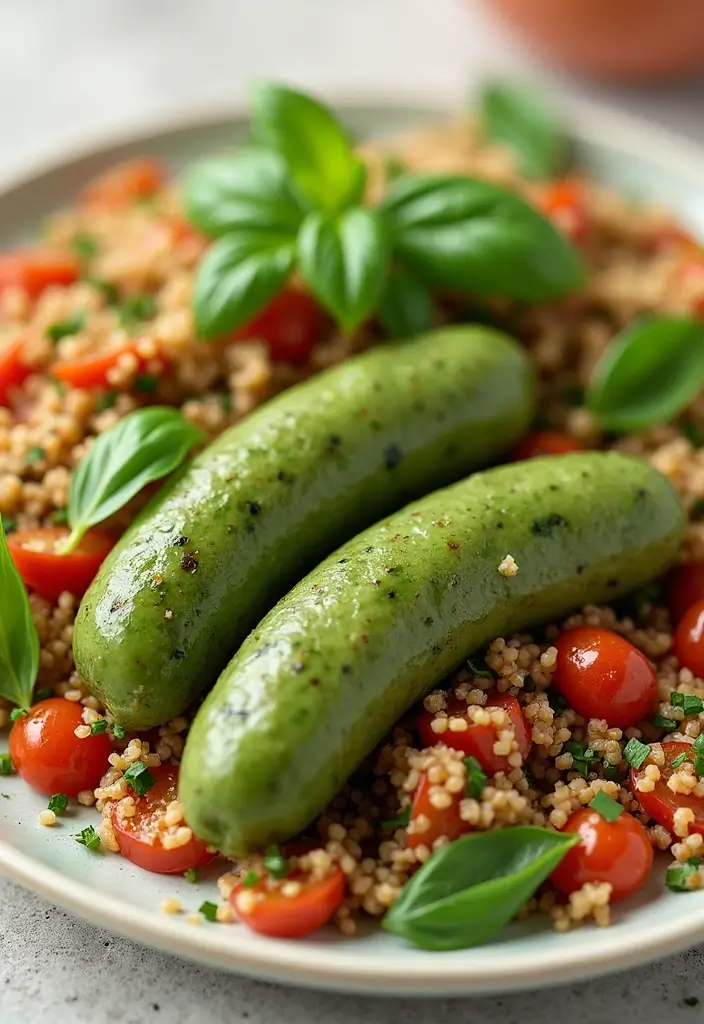 30+ Vegan Sausage Recipes Perfect for Dinner 101 30+ Vegan Sausage Recipes Perfect for Dinner - 17. Green Pea and Basil Sausages