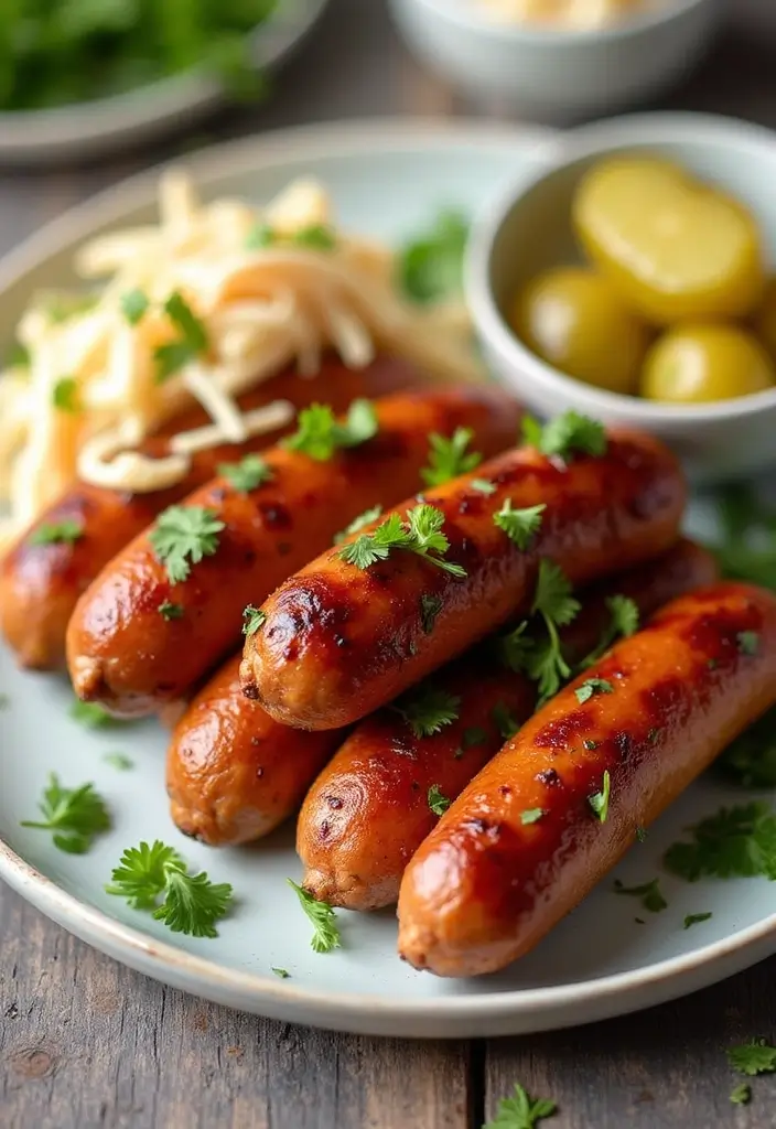 30+ Vegan Sausage Recipes Perfect for Dinner 141 30+ Vegan Sausage Recipes Perfect for Dinner - 23. Barbecue Sweet Potato Sausages