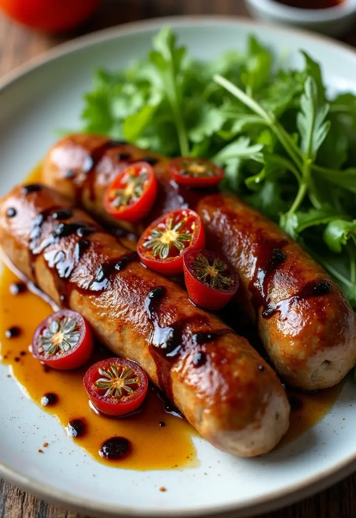 30+ Vegan Sausage Recipes Perfect for Dinner 169 30+ Vegan Sausage Recipes Perfect for Dinner - 27. Vegan Sausages with Sundried Tomatoes