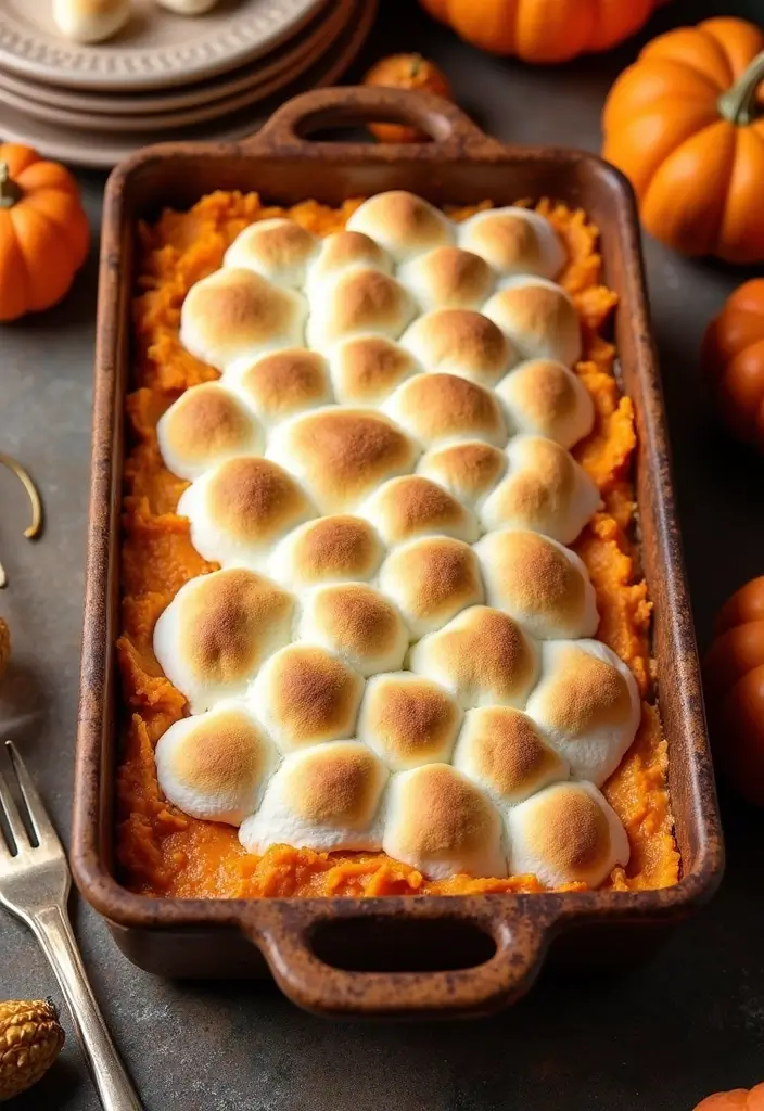 30 Vegan Sweet Potato Recipes for Thanksgiving Dinner 1 30 Vegan Sweet Potato Recipes for Thanksgiving Dinner - 1. Vegan Sweet Potato Casserole with Marshmallow Topping