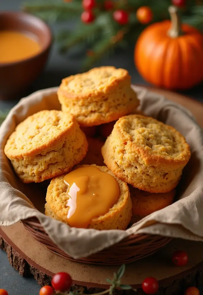 30 Vegan Sweet Potato Recipes for Thanksgiving Dinner 69 30 Vegan Sweet Potato Recipes for Thanksgiving Dinner - 11. Sweet Potato Biscuits with Maple Butter