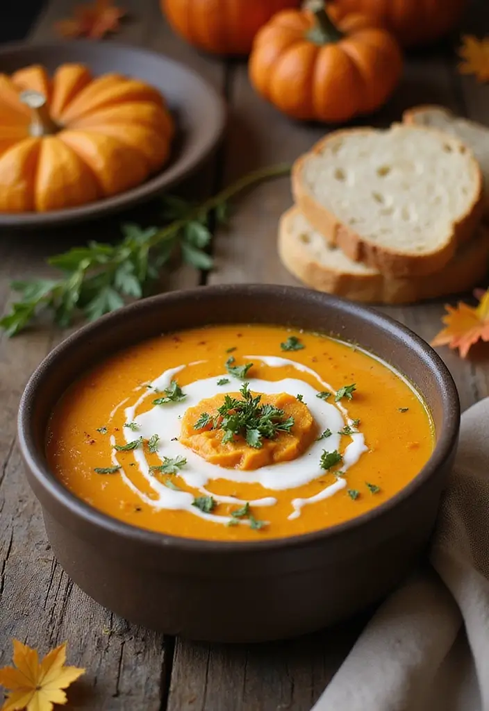 30 Vegan Sweet Potato Recipes for Thanksgiving Dinner 151 30 Vegan Sweet Potato Recipes for Thanksgiving Dinner - 23. Sweet Potato and Coconut Soup